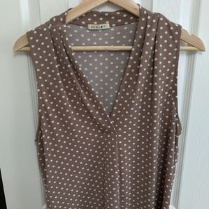 Alicia Pleat Detail Knit Top